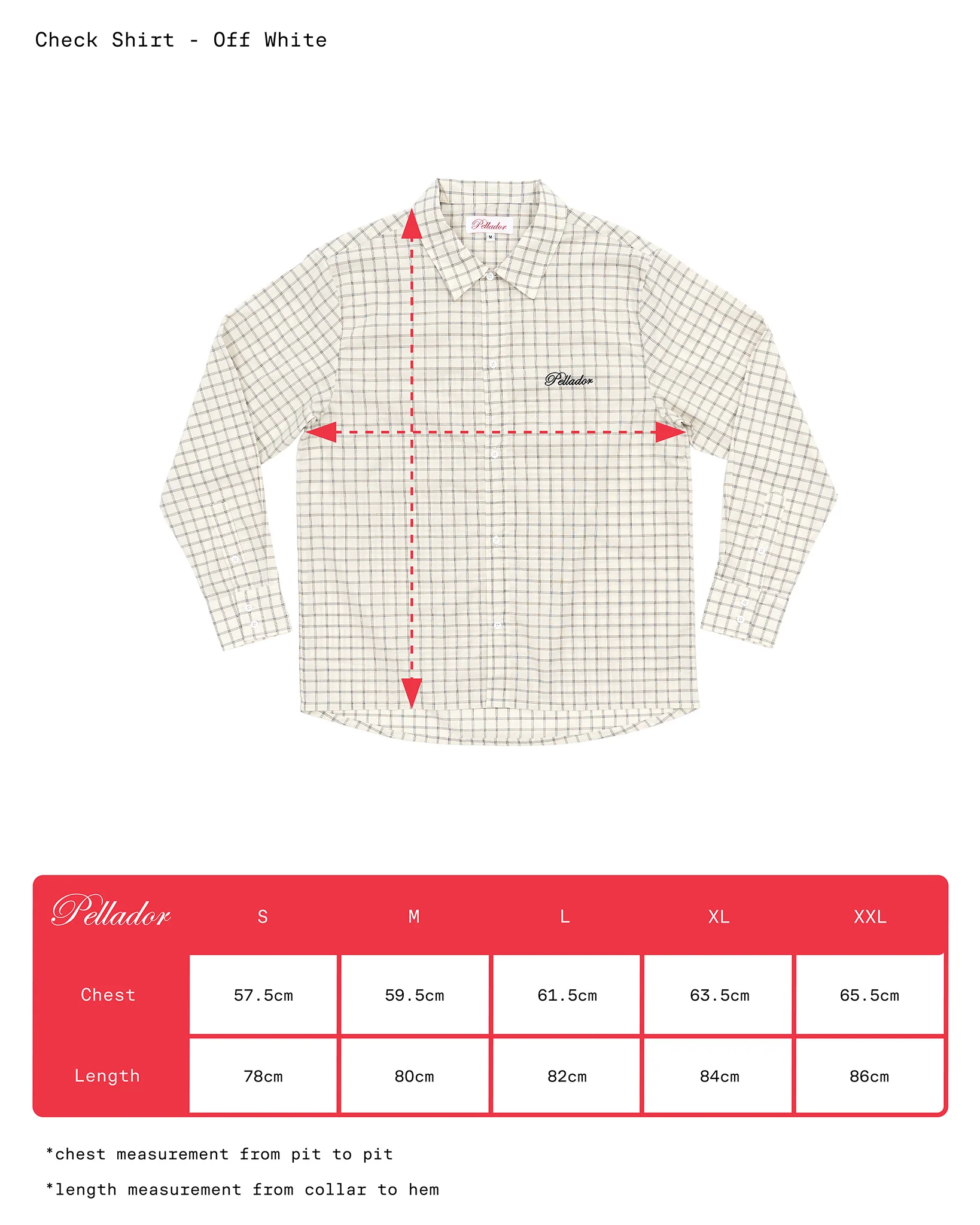 Check Shirt - Off White - Image 7