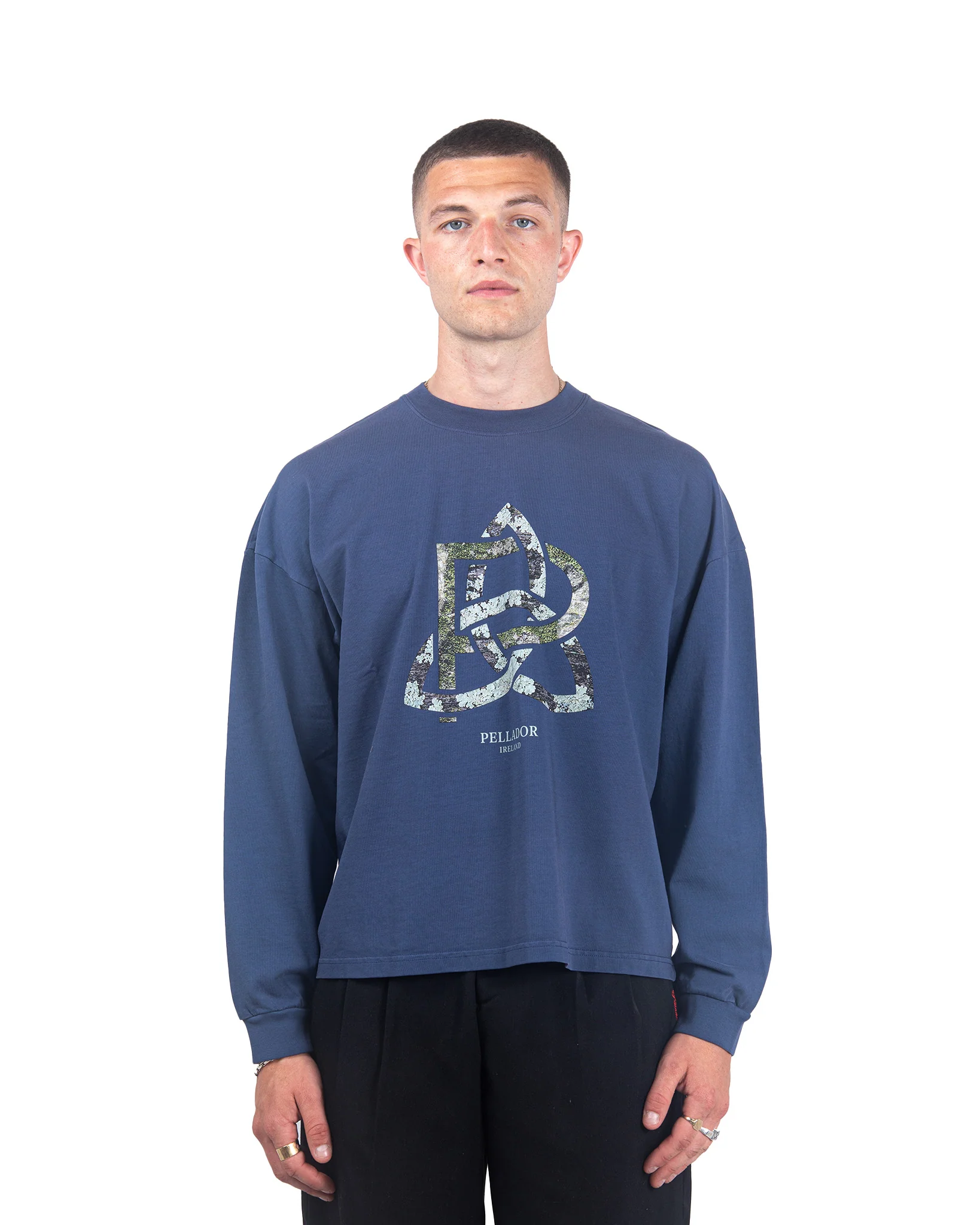 Forest Knot Logo L/S Tee - Navy - Image 2