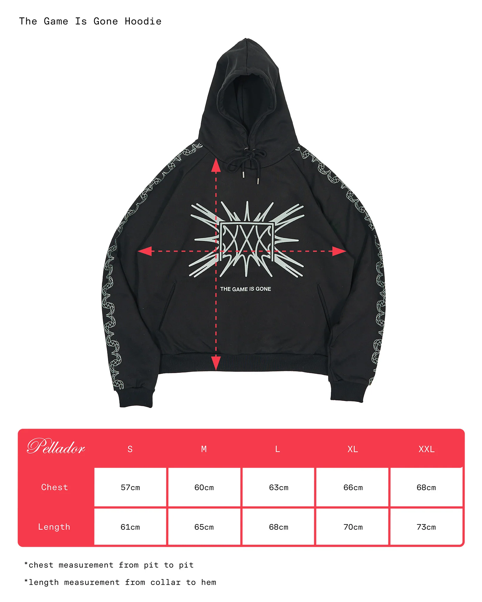 Game is Gone Hoodie - Black - Image 4