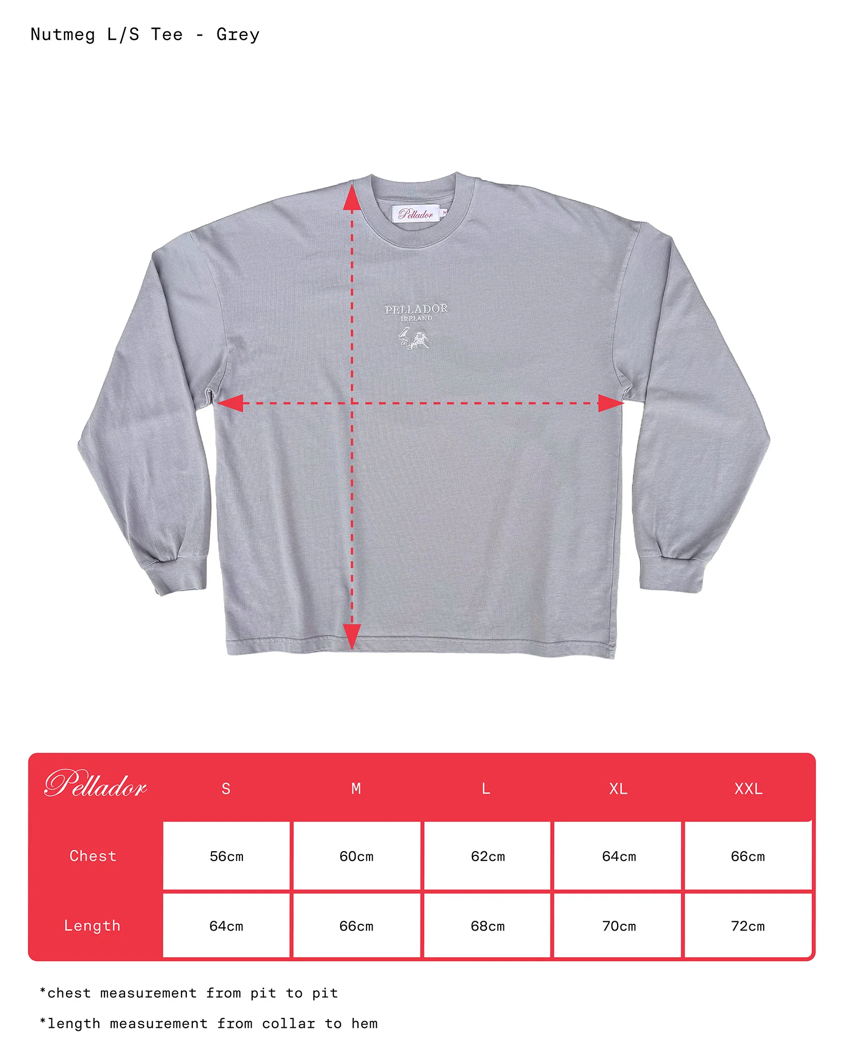 Nutmeg L/S Tee - Grey - Image 3