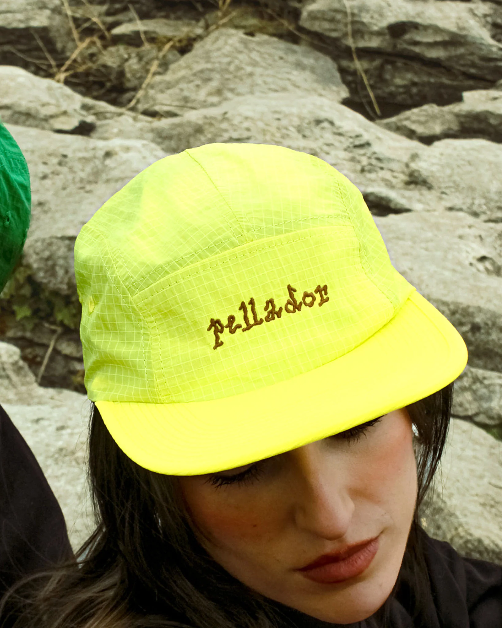 Ripstop Drawstring Cap - Yellow - Image 3