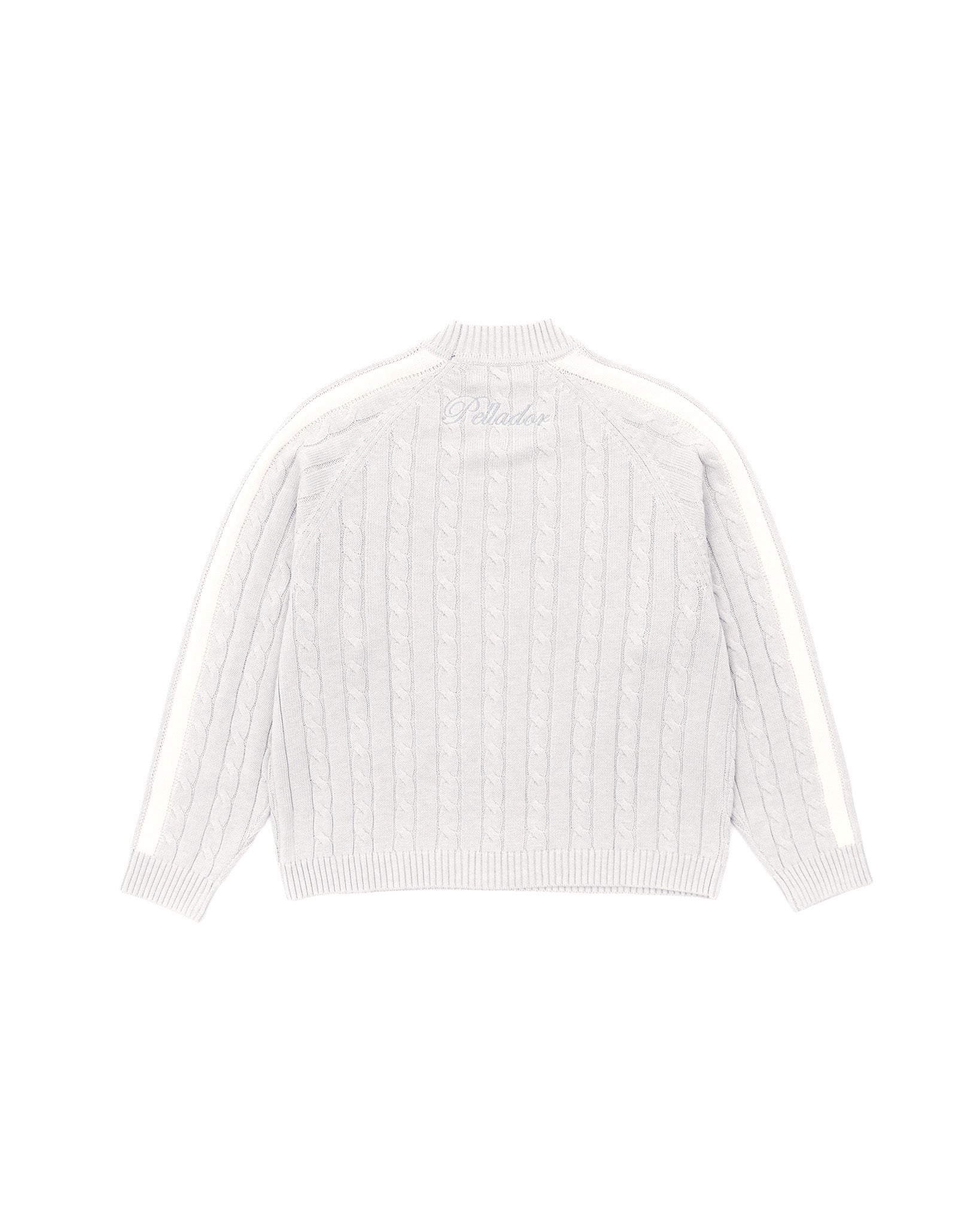 Round Neck Cable Knit - Seafoam - Image 3