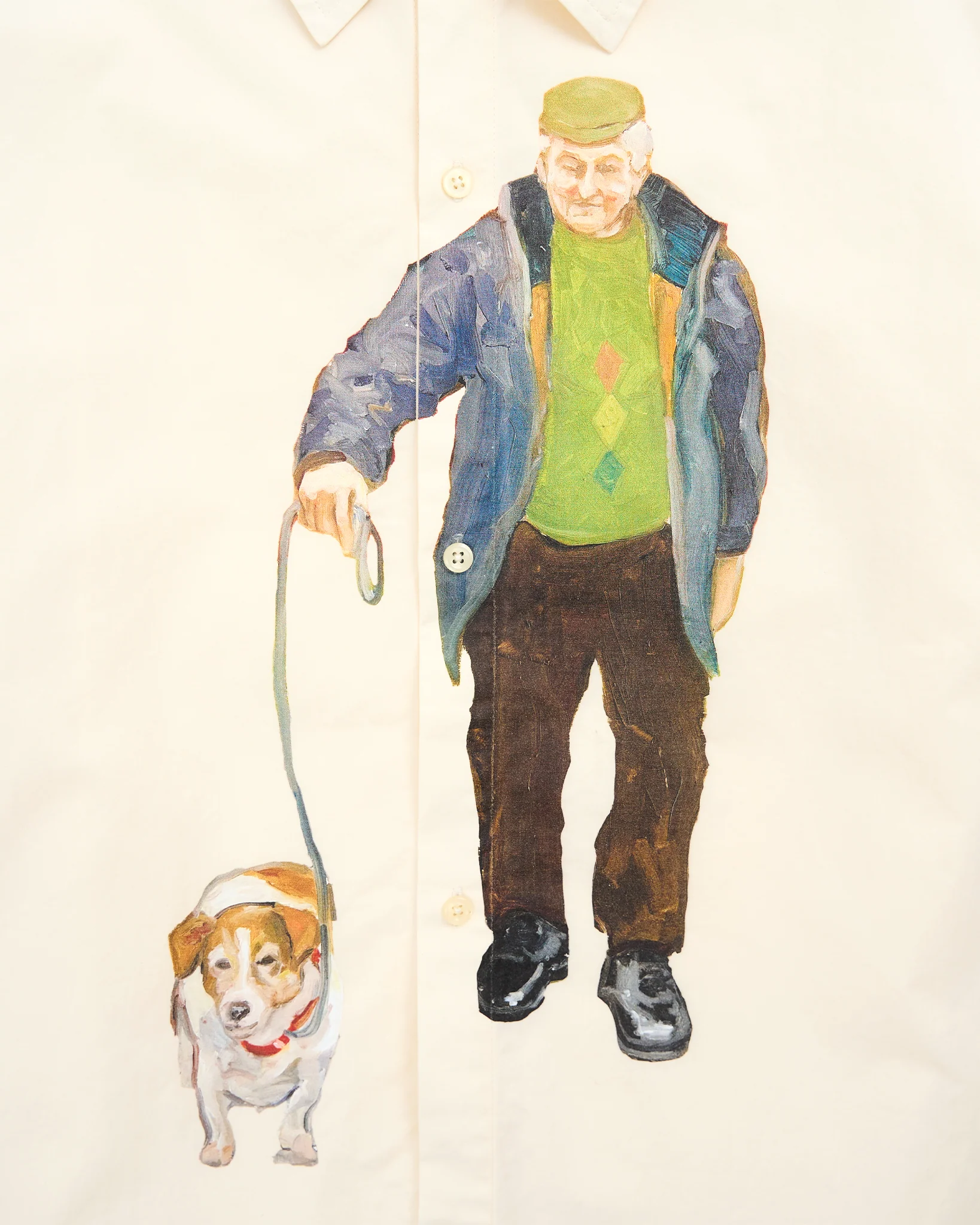Sean Ferry Dog Walk Shirt - Cream - Image 3