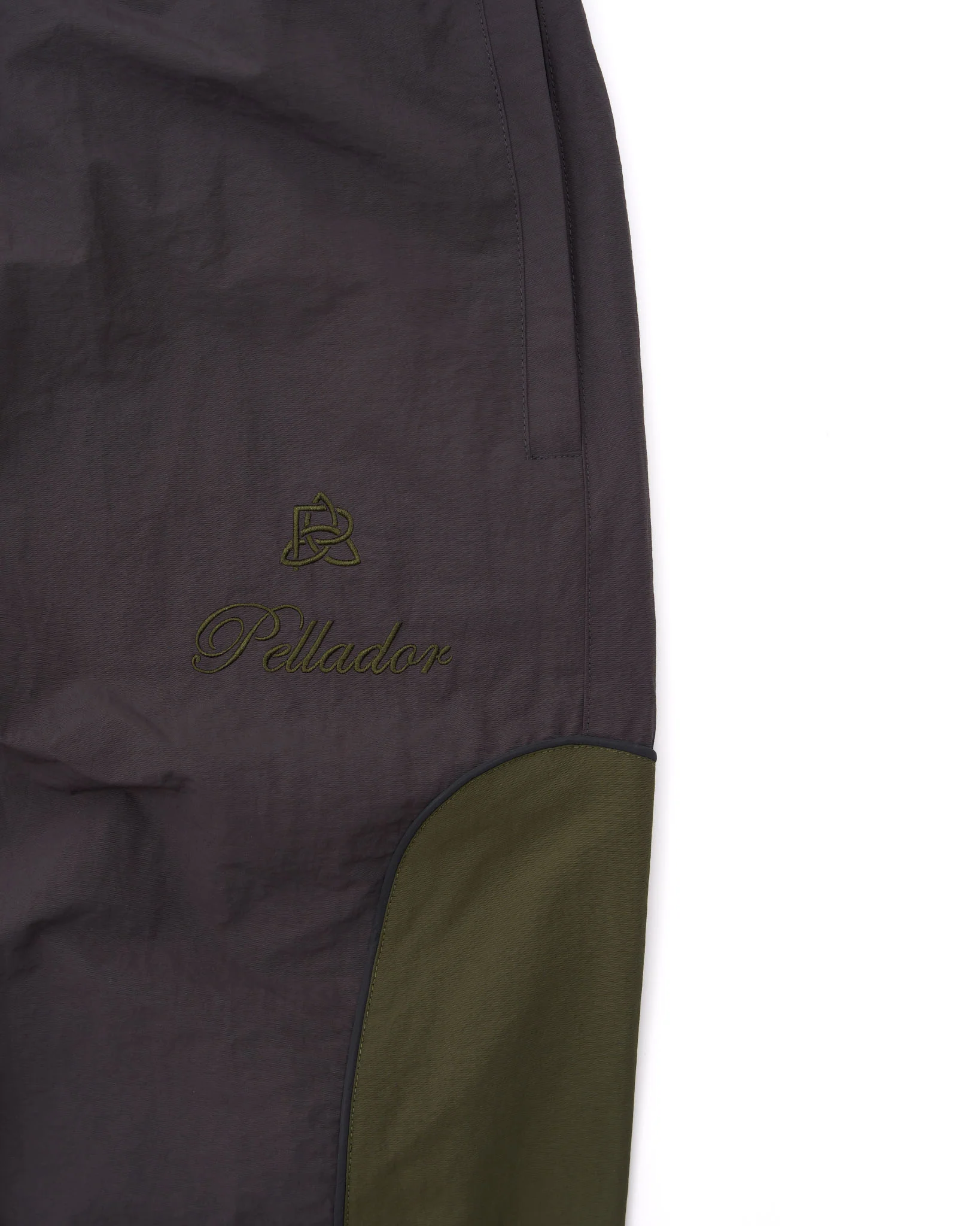 Track Bottoms - Charcoal & Green - Image 3