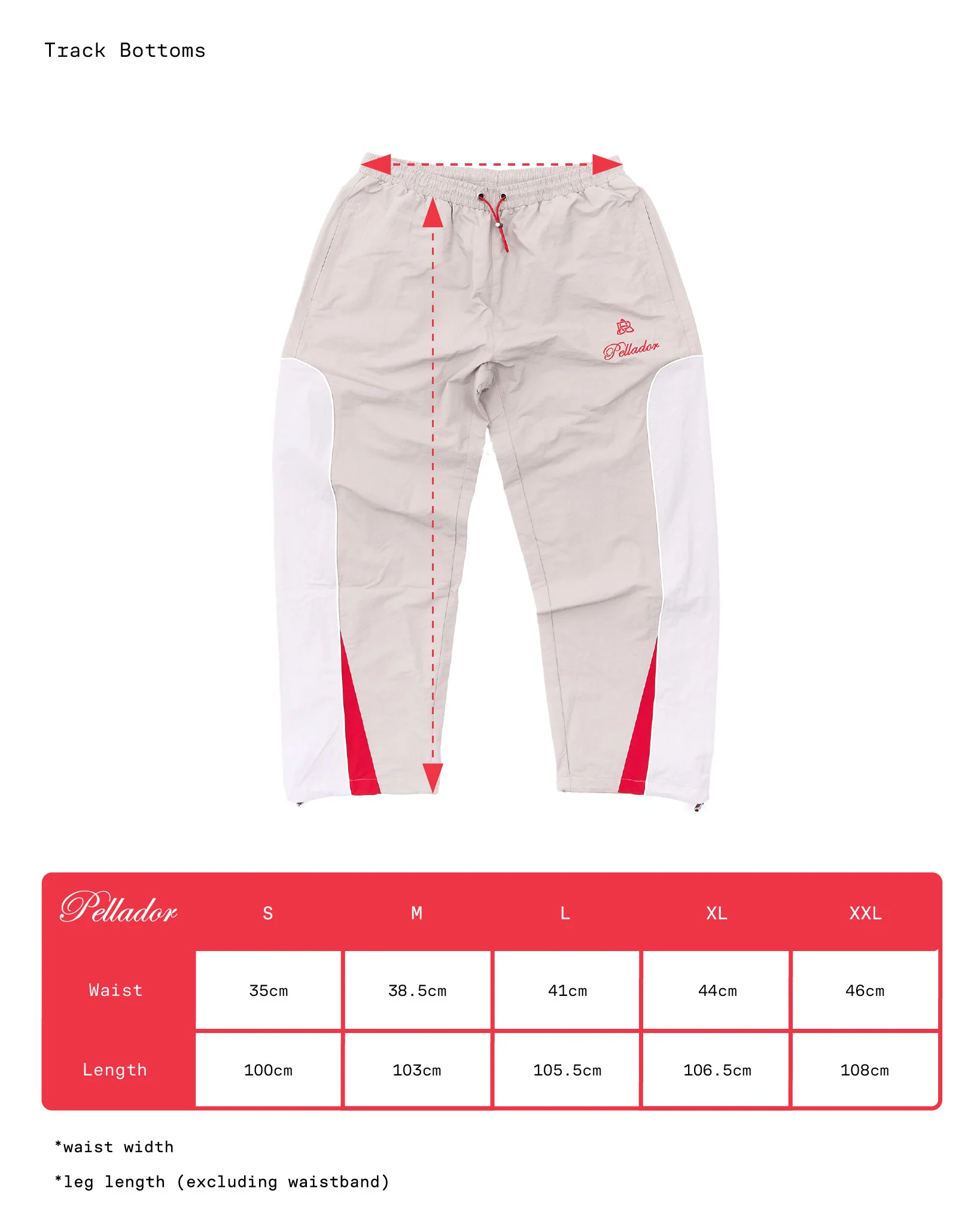 Track Bottoms - Grey & Red - Image 6