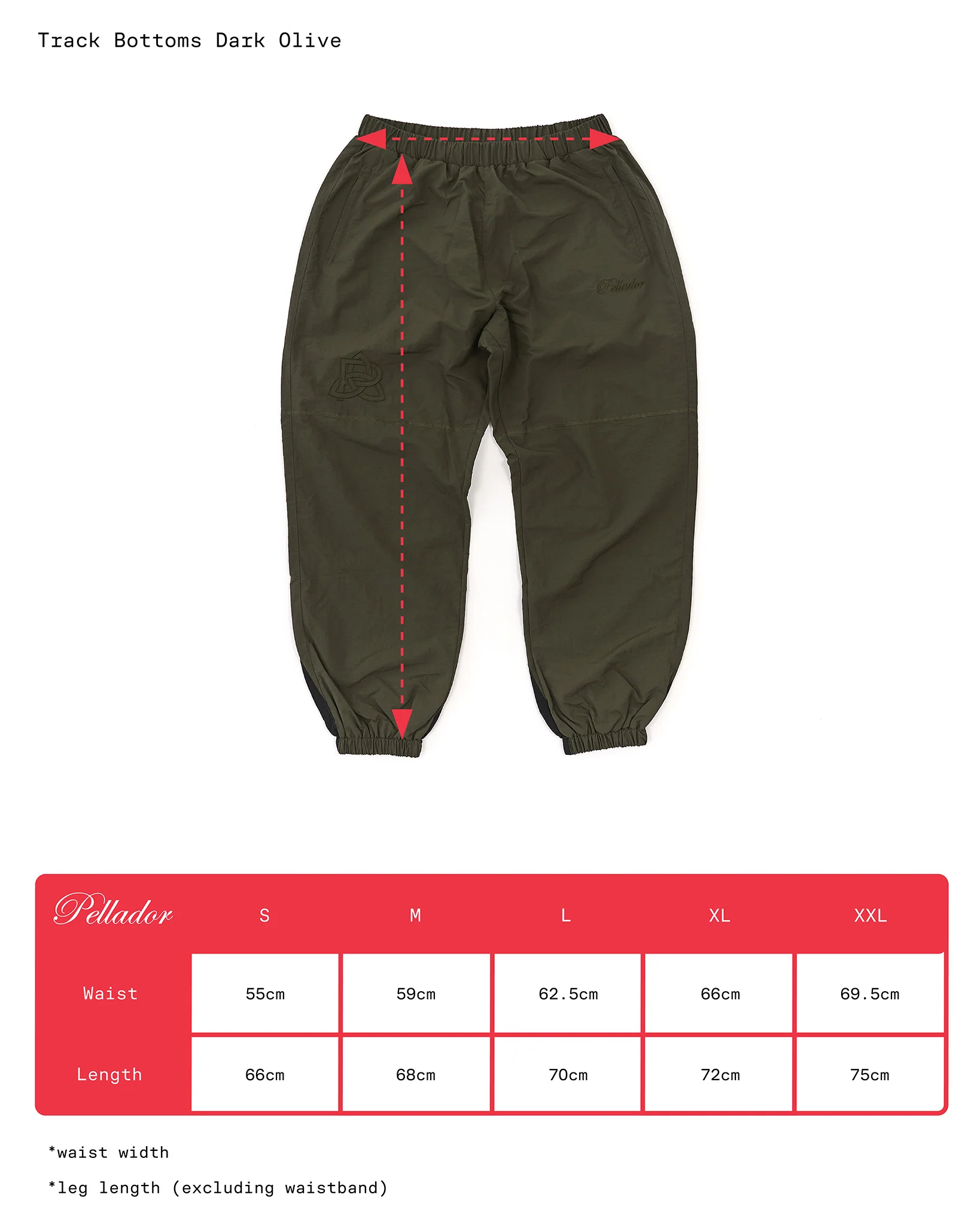 Track Bottoms - Dark Olive - Image 3