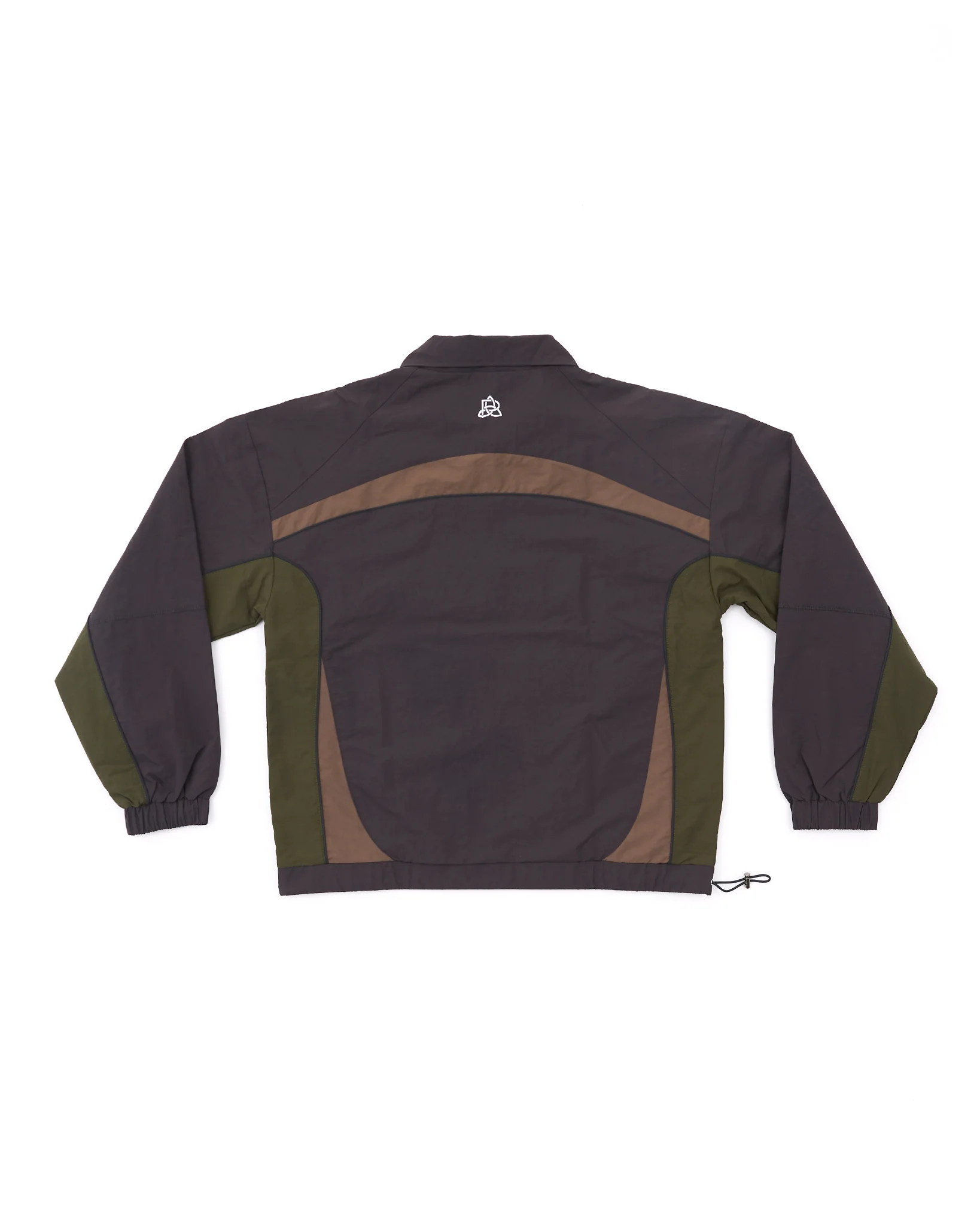 Track Jacket - Charcoal & Green - Image 2