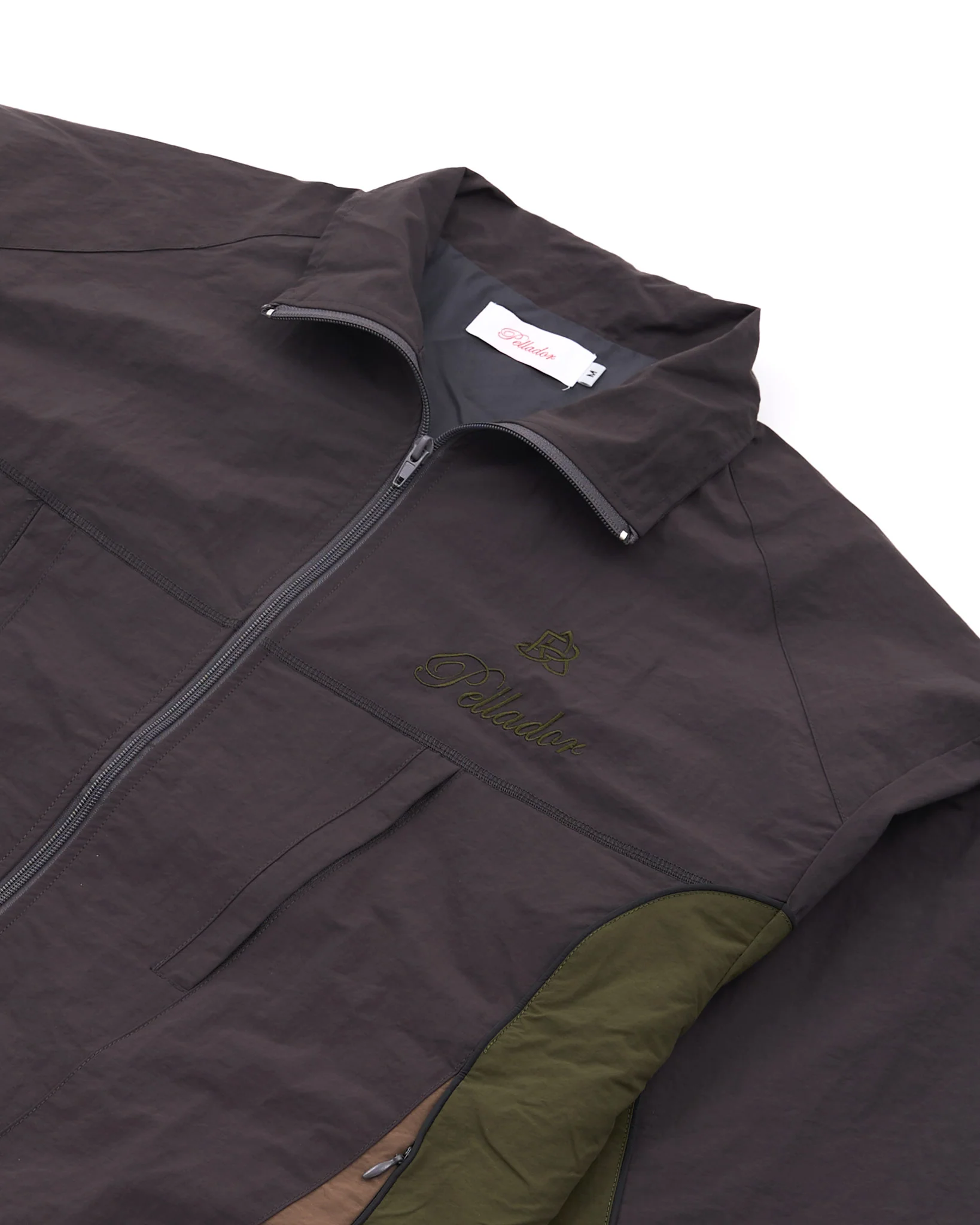 Track Jacket - Charcoal & Green - Image 3