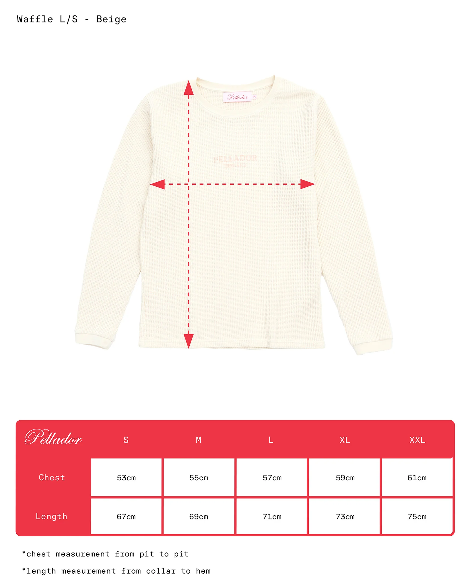 Pellador Ireland Waffle Crew - Beige - Image 6